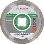 BOSCH  Disc diamantat Standard for Ceramic 125 mm cu X-LOCK