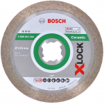 BOSCH  Disc diamantat gresie 125 BEST cu X-LOCK