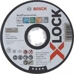 BOSCH  Set 25 discuri taiere multimaterial 125x1 mm cu X-LOCK