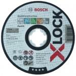 BOSCH  Set 25 discuri taiere multimaterial 125x1.6 mm cu X-LOCK