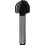 BOSCH  Freza de raionat convexa 6x15.9x12.4x45 R8 HM