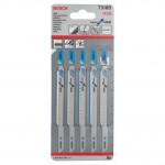 BOSCH T318B Set 5 panze Basic for Metal 132 MM