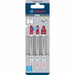 BOSCH T101A Set 3 panze Clean for PVC 100 mm