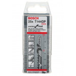 BOSCH T144DP Set 25 panze Precision for Wood 100 mm