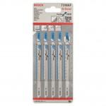 BOSCH T318AF Set 5 panze Flexible for Metal 132 mm