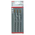 BOSCH T313AW Set 3 panze Special for Soft Material 152 mm