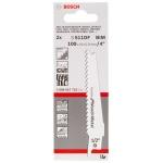 BOSCH S511DF Set 2 panze Flexible for Wood and Metal 100 mm