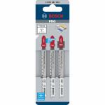 BOSCH T102H Set 3 panze Clean for PVC 100 mm