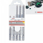 BOSCH  Set 5 burghie SDS-PLUS-5X, 5/6/6/8/10 mm