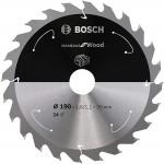 BOSCH  Disc Standard for Wood 190x30x24T special pentru circulare cu acu