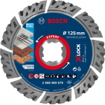 BOSCH  Disc diamantat EXPERT MultiMaterial 125 mm cu X-LOCK