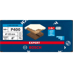 BOSCH  Set 50 foi EXPERT (slefuire fara praf) 125 mm, R400