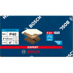 BOSCH  Set 50 foi EXPERT 125 mm, R40, 8 orificii