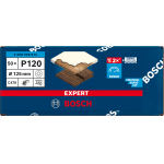 BOSCH  Set 50 foi EXPERT 125 mm, R120, 8 orificii