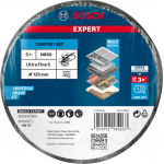 BOSCH  Set 5 pasle abrazive EXPERT 125 mm, R800