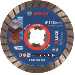 BOSCH  Disc diamantat EXPERT MultiMaterial TURBO 115 mm cu X-LOCK