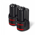 BOSCH GBA12V Set 2 acumulatori Li-Ion, 12V, 3Ah