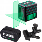 ADA CUBE MINI GREEN HOME Nivela laser cu linii verzi (20 m) + Clema pivotanta + Husa