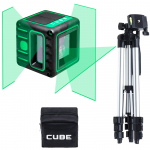 ADA CUBE 3D GREEN PROFESSIONAL EDITION Nivela laser cu linii verzi (40/70 m) + Stativ