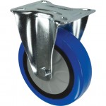 CROMWELL  Rola de rezerva FIXED PLATE 75 mm  BLUE RUBBER TYRE