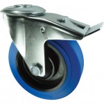 CROMWELL  Rola de rezerva BRAKED BOLT HOLE 80 mm  BLUE RUBBER TYRE