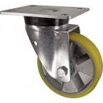 CROMWELL  Rola de rezerva SWIVEL PLATE 100 mm  POLYURETHANE TYRE