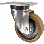 CROMWELL  Rola de rezerva SWIVEL PLATE 100 mm  POLYURETHANE TYRE