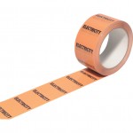 CROMWELL  Banda de marcare si identificare a tevilor 50 mm x33M ELECTRICITY PIPELINE IDENTIFICATION TAPE