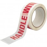 CROMWELL  Banda de etansare din carton vinil pentru mesaje imprimate Avon 50 mm x66M 'HANDLE WITH CARE' ADHESIVE TAPE