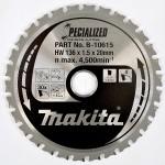 MAKITA  Disc circular otel moale 136x20x30T