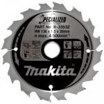 MAKITA  Disc circular lemn 136x20x16T special pentru circulare cu acu