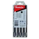 MAKITA  Set 5 burghie SDS-PLUS 5/6/6/8/8 mm