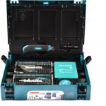 MAKITA  Set MAKPAC cu 116 biti, burghie si unelte manuale