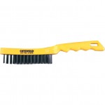 CROMWELL  Perie din sarma pentru razuire 4-ROW PLASTIC HANDLE WIRE BRUSH C/W SCRAPER