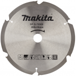 MAKITA  Disc circular pentru fibrociment 260x30x6T