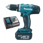 MAKITA DDF453RFX7 Masina de gaurit si insurubat cu 1 acumulator Li-Ion, 18V, 3Ah, 42Nm, incarcator rapid