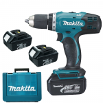 MAKITA DDF453RFE3 Masina de gaurit si insurubat cu 3 acumulatori Li-Ion, 18V, 3Ah, 42Nm