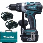 MAKITA DDF458RFE3 Masina de gaurit si insurubat cu 3 acumulatori Li-Ion, 18V, 3Ah, 91Nm