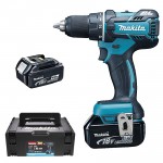 MAKITA DDF480SP1I Masina de gaurit si insurubat brushless, cu 2 acumulatori Li-Ion, 18V, 4Ah, 54Nm