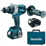 MAKITA DDF481RFE Masina de gaurit si insurubat brushless, cu 2 acumulatori Li-Ion, 18V, 3Ah, 115Nm