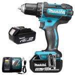 MAKITA DDF482Z Masina de gaurit si insurubat, cu 2 acumulatori Li-Ion, 18V, 5Ah, 62Nm + Incarcator