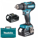 MAKITA DDF485RFE Masina de gaurit si insurubat brushless cu 2 acumulatori Li-Ion, 18V, 3Ah, 50Nm