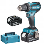 MAKITA DDF485RFJ Masina de gaurit si insurubat brushless cu 2 acumulatori Li-Ion, 18V, 3Ah, 50Nm + Makpac