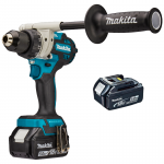 MAKITA DDF486RT1 Masina de gaurit si insurubat brushless, cu 2 acumulatori Li-Ion, 18V, 5Ah, 130Nm (Fara ambalajul original!)