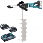 MAKITA DDG460T2X7 Foreza de pamant brushless cu 2 acumulatori Li-Ion, 2x18V, 5Ah + Incarcator