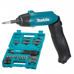 MAKITA DF001DW Masina de insurubat cu acumulator incorporat Li-Ion, 3.6 V, 4.5Nm + Set 81 de Accesorii si Valiza