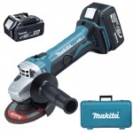 MAKITA DGA452RME Polizor unghiular cu 2 acumulatori Li-Ion, 18V, 4Ah