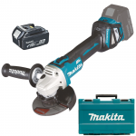 MAKITA DGA511RTE Polizor unghiular brushless, cu regulator de turatie cu 2 acumulatori Li-Ion, 18V, 5Ah