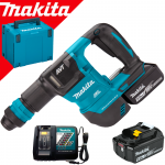 MAKITA DHK180RTJ Ciocan demolator brushless, cu 2 acumulatori Li-Ion, 18V LXT, 5Ah, 3.1J + Makpac