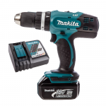 MAKITA DHP453SFX8 Masina de gaurit cu percutie cu 1 acumulator Li-Ion, 18V, 3Ah, 42Nm